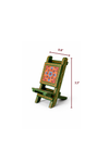 Handcrafted Wooden Miniature Folding Chair Mobile Stand