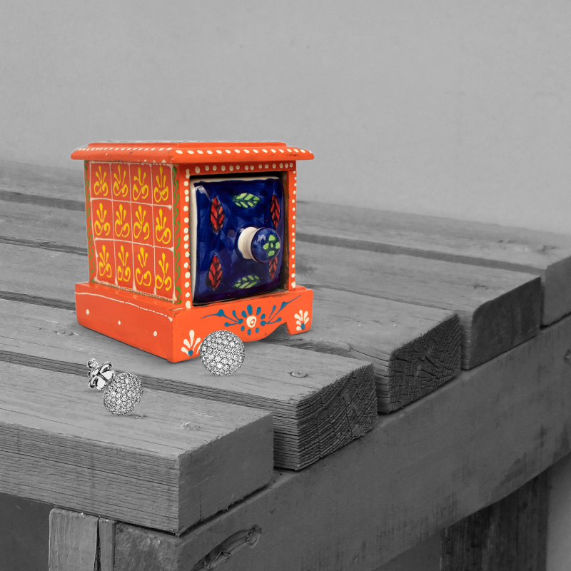 Rajasthani Hand Painted Wooden Utility Boxes